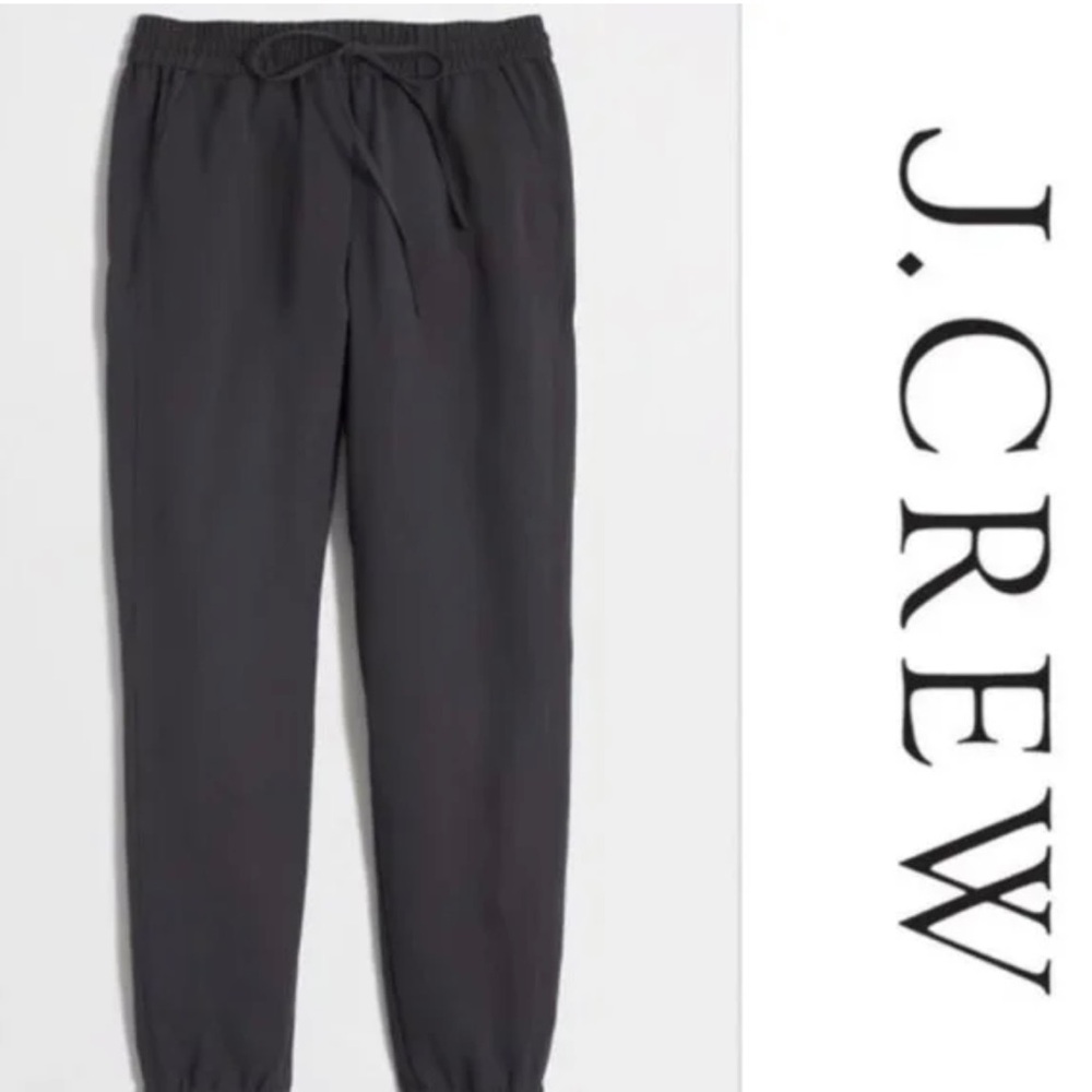 NET JCrew Drapey pants black size 2